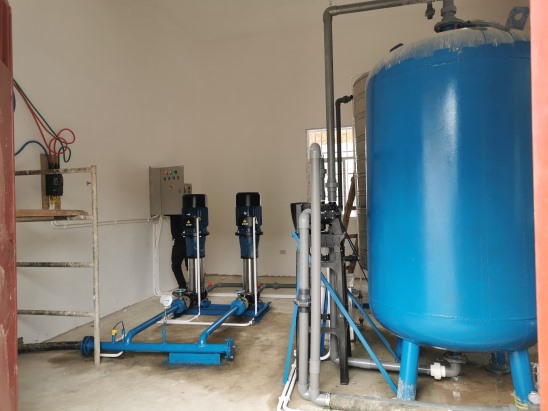 昭通青崗嶺50噸/小時(shí)水處理及125米揚(yáng)程一備一用多級(jí)供水項(xiàng)目