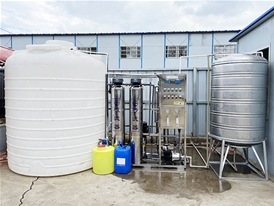 昆玉鋼鐵二號(hào)項(xiàng)目部飲用水0.5噸純水設(shè)備