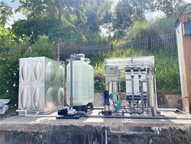 普洱某邊防部隊(duì)生活飲用水8噸超濾設(shè)備